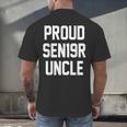 2019 Senior Uncle SEN19R Class Graduation PartyShirt Men's Back Print T-Shirt