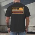 2025 Graduation Highschool Senior Sunset Men's Back Print T-Shirt