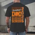 2026 Basketball Senior Dad Graduation Matching Family Men's Back Print T-Shirt