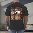 2026 Football Senior Auntie Graduation Matching Family Men's Back Print T-Shirt