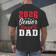 2026 Senior Band Dad Class Of 2026 Band Parent Graduation Men's Back Print T-Shirt