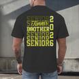 2026 Tennis Senior Brother Graduation Matching Family Men's Back Print T-Shirt