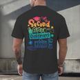 2nd Grade 2021 Graduate Quarantine Second Grade Graduation Men's Back Print T-Shirt