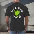 3rd Grade Graduation Promotion Peace I'm Out Last Day Men's Back Print T-Shirt