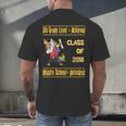 5th Grade Graduation Shirt Dabbing Unicorn Boys Class 2018 Men's Back Print T-Shirt