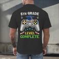 5th Grade Level Complete Gaming Graduation Class 2023 Gamer Men's Back Print T-Shirt