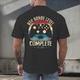8th Grade Level Complete Gamer Class Of 2025 Graduation Boy Men's Back Print T-Shirt