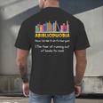Abibliophobia Fear Of Running Out Of Books Read Book Men's Back Print T-Shirt