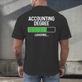 Accounting Degree Loading Shirt Graduation Student Men's Back Print T-Shirt