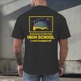 Achievement Unlocked High School Graduation Gamer Men's Back Print T-Shirt