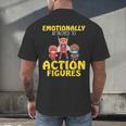 Action Figure Collector Comic Books Men's Back Print T-Shirt