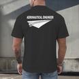 Aerospace Engineer Student Aerospace Engineering Graduation Men's Back Print T-Shirt