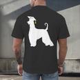 Afghan Hound Graduation Dog Graduate Men Women Kids Men's Back Print T-Shirt