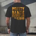 African American Girl Graduation Shirt Senior 2019 Men's Back Print T-Shirt