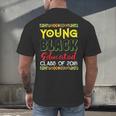 African American High School Graduation Grad Shirt Men's Back Print T-Shirt