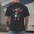 African American Woman Girl Graduation Class Men's Back Print T-Shirt