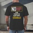Air Traffic Control Major Student Shirt Graduation Men's Back Print T-Shirt