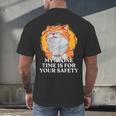 My Alone Time Is For Your Safety Coffee Lover Introvert Men's Back Print T-Shirt