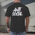 Anti Social Anti Social Club Introvert People Haters Men's Back Print T-Shirt