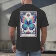 Antisocial Butterfly Introvert Distressed Men's Back Print T-Shirt