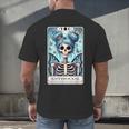 Antisocial Butterfly Tarot Card Introvert Women Stay Home Men's Back Print T-Shirt