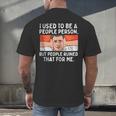 Antisocial Not A People Person Socially Selective Introvert Men's Back Print T-Shirt Antisocial Not A People Person Socially Selective Introvert Men's Back Print T-Shirt