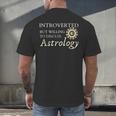 Astrology Quote For Introvert Astrologists Spirituality Men's Back Print T-Shirt