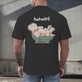 Awkward Turtle Upside Down Witty Comical Introvert Men's Back Print T-Shirt Awkward Turtle Upside Down Witty Comical Introvert Men's Back Print T-Shirt