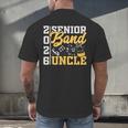 Band Senior Uncle Class Of 2026 Graduation Graduate Men's Back Print T-Shirt