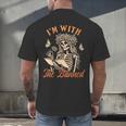 Banned Book Reading Squad Bookish I'm With The Banned Men's Back Print T-Shirt