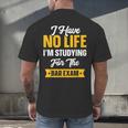Bar Exam Shirt Law School Graduation 2025 Senior Men's Back Print T-Shirt