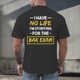 Bar Exam Shirt Law School Graduation Men's Back Print T-Shirt