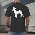 Basenji Graduation Dog Graduate Men's Back Print T-Shirt