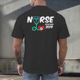 Best Nurse Graduation- RN Nurse Established 2019 LPN Men's Back Print T-Shirt