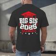 Big Sis Of a 2025 Graduate Class Senior Graduation Grad 25 Men's Back Print T-Shirt
