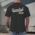 Biomedical Engineer Graduation 2025 Men's Back Print T-Shirt