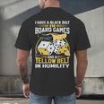 Board Game Saying Shy Introvert Geeks Men's Back Print T-Shirt Board Game Saying Shy Introvert Geeks Men's Back Print T-Shirt