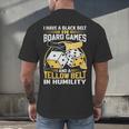 Board Game Saying Shy Introvert Geeks Men's Back Print T-Shirt