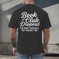 Book Club Droppout Introvert Reader Tee Men's Back Print T-Shirt Book Club Droppout Introvert Reader Tee Men's Back Print T-Shirt