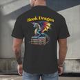 Book Dragon Mark Minson's Books Men's Back Print T-Shirt