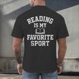 Book Lover Reading For Teachers Students Librarians Men's Back Print T-Shirt
