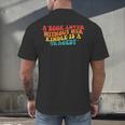 A Book Lover Without Her Kindle Is A Tragedy Apparel Men's Back Print T-Shirt A Book Lover Without Her Kindle Is A Tragedy Apparel Men's Back Print T-Shirt