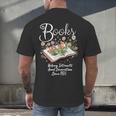 Books That Help Introverts Since 1454 Conversations Men's Back Print T-Shirt Books That Help Introverts Since 1454 Conversations Men's Back Print T-Shirt