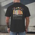 Booktrovert Cozy Book Lover Book Nerd Literary Humor Men's Back Print T-Shirt