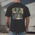 Bookworm Dragons Reading Book Dragons And Books Men's Back Print T-Shirt