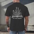 Bookworm One More Chapter Cozy Reader Minimalist Book Lover Men's Back Print T-Shirt
