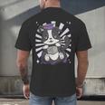 Border Collie Dog Lover Cute Anime School Graduation Men Women Kids Men's Back Print T-Shirt