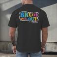 Bruh We Out Seniors End Of School Student Graduation Class Men's Back Print T-Shirt