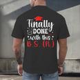 BSN Bachelor Of Science In Nursing Graduation Men's Back Print T-Shirt