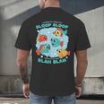 Cartoon Sarcasm Anti-Social Nihilism Introvert Fish Men's Back Print T-Shirt